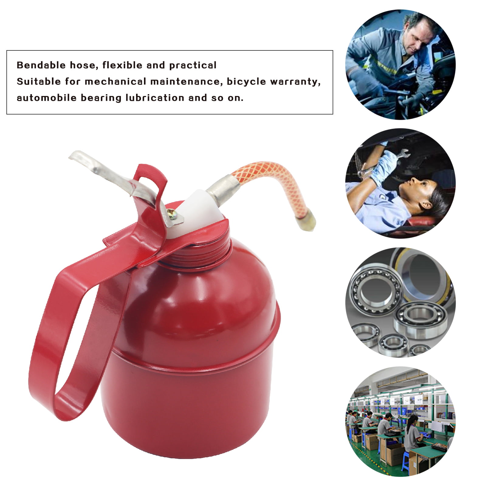 500cc hose oil can, manual oil can, small oil drip can, push-type oil can