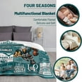 thumbnail image 5 of Super Cozy Throw Blanket Flannel Football Blanket Sports Blankets for Gifts Sofa Bed Couch Living Room 62" x 52", 5 of 6