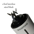 thumbnail image 4 of Smoothie blender portable smoothies for blenders Roseview Glass bottle personal blender cordless mini blenders for smoothies cup mixer blend juicer maker mélangeur USB rechargeable, 4 of 7