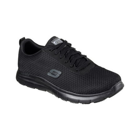 Men's Skechers Work Relaxed Fit Flex Advantage Bendon SR (Best Walking Shoes For Senior Men)