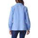 thumbnail image 3 of Chaquetas utilitarias para mujeres INSPIRE CHIC con cintura ajustable, bolsillos con solapa, chaquetas con cremallera y botón, color azul claro, talla S, 3 of 6