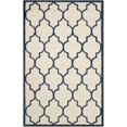 thumbnail image 1 of Safavieh Cambridge 4' X 6' Hand Tufted Wool Rug in Ivory and Navy, 1 of 2