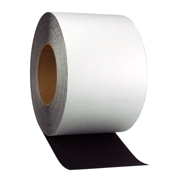 Safe Way Traction 4" X 60' Foot Roll of Black Rubberized Anti Slip Non Skid Safety Tape 3510-4