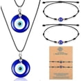 thumbnail image 1 of Evil Eye Necklace with Evil Eye Bracelet Protection Evil Eye Jewelry Set for Men, 1 of 5