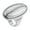 Silver, variant on Women's Stainless Steel Chunky Statement Simple Trendy Oval Engagement Ring Gold Size 10