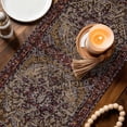 thumbnail image 4 of Boho Vintage Table Runner 108 Inches Long,Modern Geometric Abstract Art Aesthetics Cotton Linen Table Runners Dresser Scarves,Fabric Tabletop Scarf Furniture Cover for Home Dinner Party 13"x108", 4 of 9