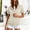 Beige, variant on Women's Short Sleeve Hoodie Half Zip Pullover Hooded Sweatshirt with Pocket Casual Raglan Sleeve Tops Pink XXL