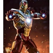 ZD Toys 1/10 Scale MK17 Iron Man Collectible Action Figure, PVC, 1 lb, 6 in, Ages 12-100