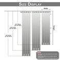 thumbnail image 2 of Skksst Christmas Plaid Check Print Curtain Panel Top Eyelet Room Darking Drapes Grommet Curtains, 52"x63", 2 of 7