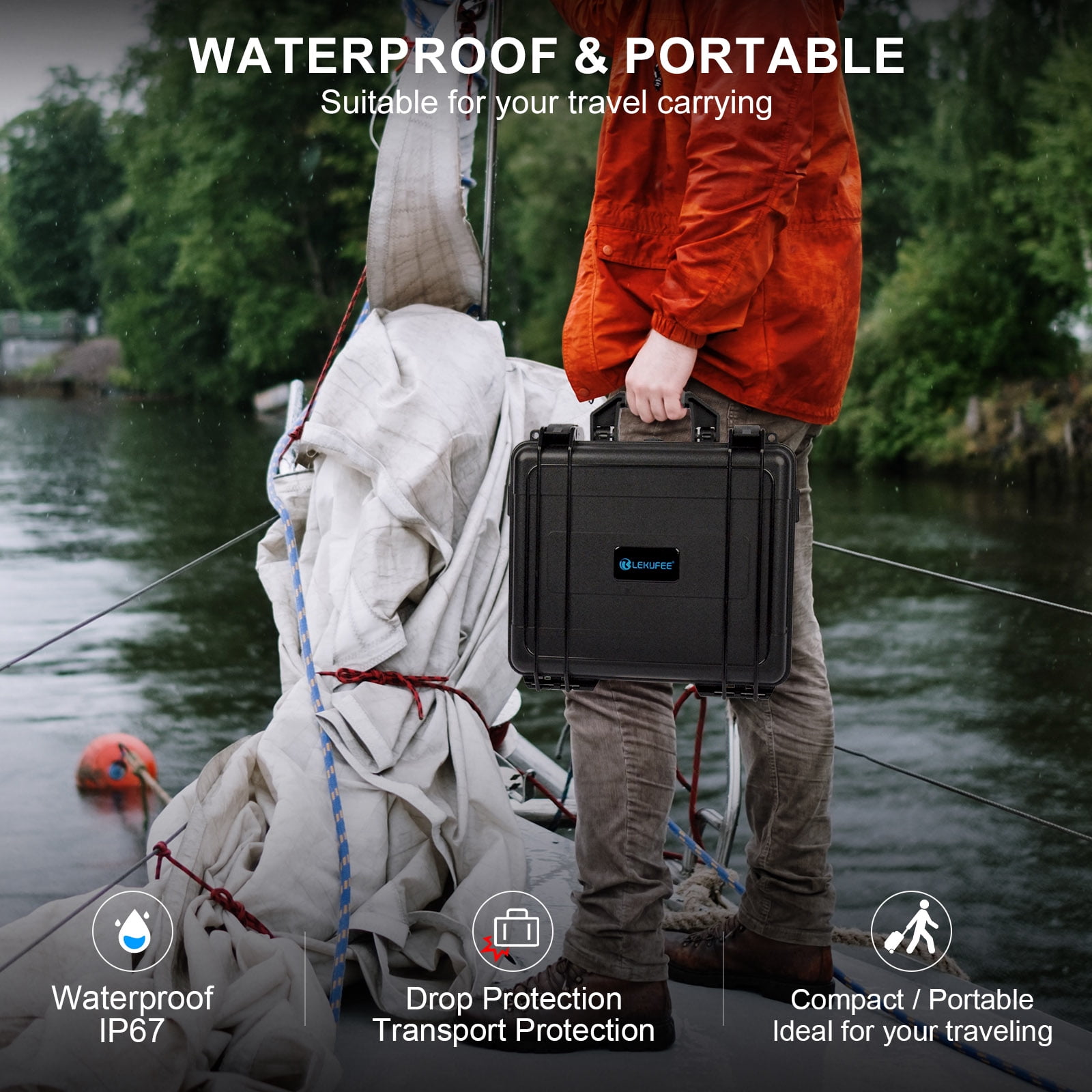 Étui De Protection EVA Pour Émetteur RC – Sac De Rangement Imperméable Pour AT9/X9D/WFLY 9
