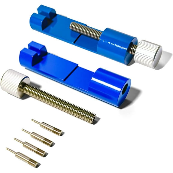 3-in-1 Watch Link Removal Kit with Adjustable Strap Tool – Aluminum Alloy Spring Bar Remover, Portable Watch Band Pin Remover for Watch Repair