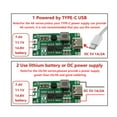 thumbnail image 6 of 2S 3S 4S 1A 2A 4A Type-C Dc 3.7V 5V Naar 8.4V 12.6V 16.8V Step-Up Boost Lipo, 6 of 6