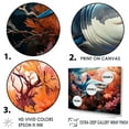 thumbnail image 3 of Designart "Encountering Lemon Sharks: Underwater Landscape" Coastal Coral Under Water Floater Framed Wall Art Living Room, 3 of 5