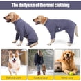 thumbnail image 3 of UOSIA Dog Winter Coat,Warm Dog Jacket,Puppy Polar Fleece High Collar Full Body Snowsuit, 3 of 7