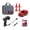 Red, variant on 1:72 Mini RC Car 2.4G Pocket Racing Car Gyro LED White RTR