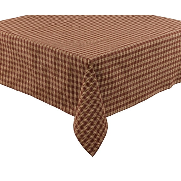 Park Designs Red Sturbridge Tablecloth 54"L