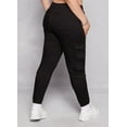 thumbnail image 3 of Womens Plus Size Double Cargo Pocket Joggers, 3 of 3