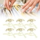 thumbnail image 3 of Clips De Papel, Forma De Pterosauria, 100 Piezas, Clips De Papel Con Forma De Material Metálico De Dinosaurio Amarillo Para Documentos, 3 of 7