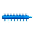 thumbnail image 1 of Milaget Aquarium Air Flow Control Valve Air Flow Control Valve Practical Multi-ports 8 Way, 1 of 9
