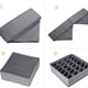 thumbnail image 4 of Fiudx Caja de Almacenamiento, Espacioso Organizador de Calcetina, Funda Transparente para Ropa Interior, Contenedor Duradero para El Hogar, Ideal para Cajones de Armario, Organización Familiar, Diseñ, 4 of 6