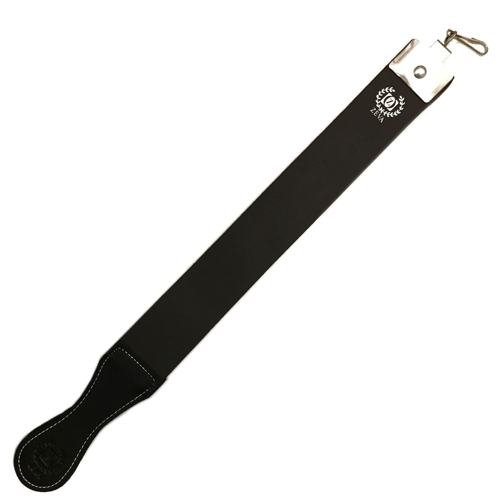 ZEVA Shave Ready Dark Wood Handle Straight Razor Rasoir with Leather Strop/Strap