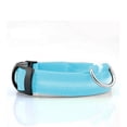thumbnail image 2 of Spencer LED Dog Collar, USB Rechargeable Safety Light Up Glowing Pet Collars for Dog with Nylon Webbing, 3 Glowing Modes & 3 Reflective Strings Perfect for Small, Medium Dogs "S-XL,Blue", 2 of 7