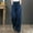 Dark Blue, variant on Summer Savings Clearance 2023! TAGOLD Womens Summer Pants,Women's Spring And Autumn Solid Color Elastic Waist Cotton Linen Versatile Straight Tube Casual Wide Leg Pants