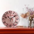 thumbnail image 2 of Pink Cute Bear 10 inch Wall Clocks Non Ticking Easy to Read Battery Decorative for Home Bathroom Kitchen Bedroom Living Room, 2 of 8