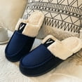 thumbnail image 4 of VONMAY Men's Scuff Slippers Memory Foam Slip On Shoes Moccasin Style House Shoes Indoor Outdoor, 4 of 6