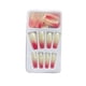 thumbnail image 1 of Minnieouse 1 Juego de prensa de punta francesa en las uñas Gradient Extra Long Fashion Full Cover Ballerina Salon Kit de manicura Tipo 2 24 piezas Pegamento 2g, 1 of 6