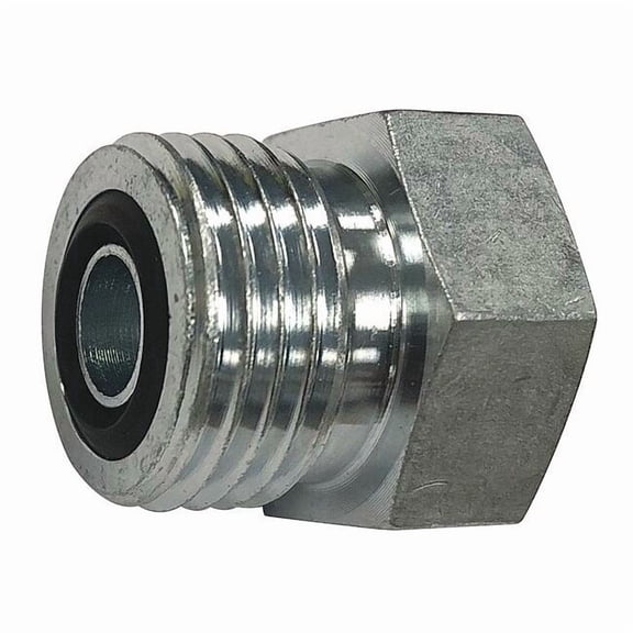 Parker Hydraulic Plug,Male ORS Fitting Thread 10 PNLO-S