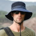 thumbnail image 4 of DAMIFU Outdoor Uv Protection Mesh Sun Bucket Hats Wide Brim Upf 50+ Fishing Beach Hat, 4 of 9