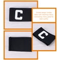 thumbnail image 2 of MOVTOTOP Durable Nylon Captain Armband for Wearing Adjustable Design Black 2Pcs, 2 of 8