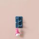 thumbnail image 4 of Wall Mount Towel Holder Four Claw Hook Office Use Blue Plastic Rotating Hanging 4Pcs, 4 of 5