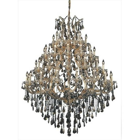 

Elegant Lighting 2801G46G-GT-RC 46 W x 62 H in. Maria Theresa Collection Large Hanging Fixture - Royal Cut- Gold Finish