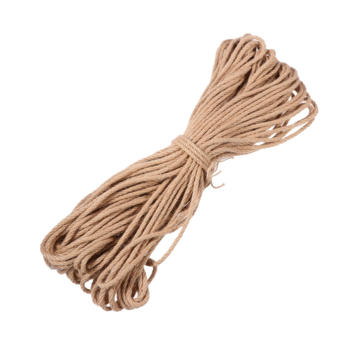 50 Meters Natural Twine Cord Hemp Jute Rope String Gift Packing 6mm