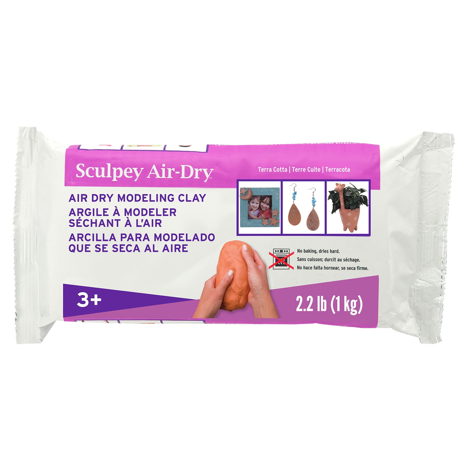 6 Pack: 2.2lb. Sculpey® Model Air® Terra Cotta Air Dry Modeling Clay