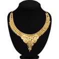thumbnail image 4 of Sukkhi Gorgeous 24 Carat Gold plated Choker Necklace Set for Women, 4 of 5