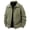 Army Green, variant on Corduroy Jacket Men Long Sleeve Loose Casual Button Down Collared Coat with Pockets Fall Winter Outerwear