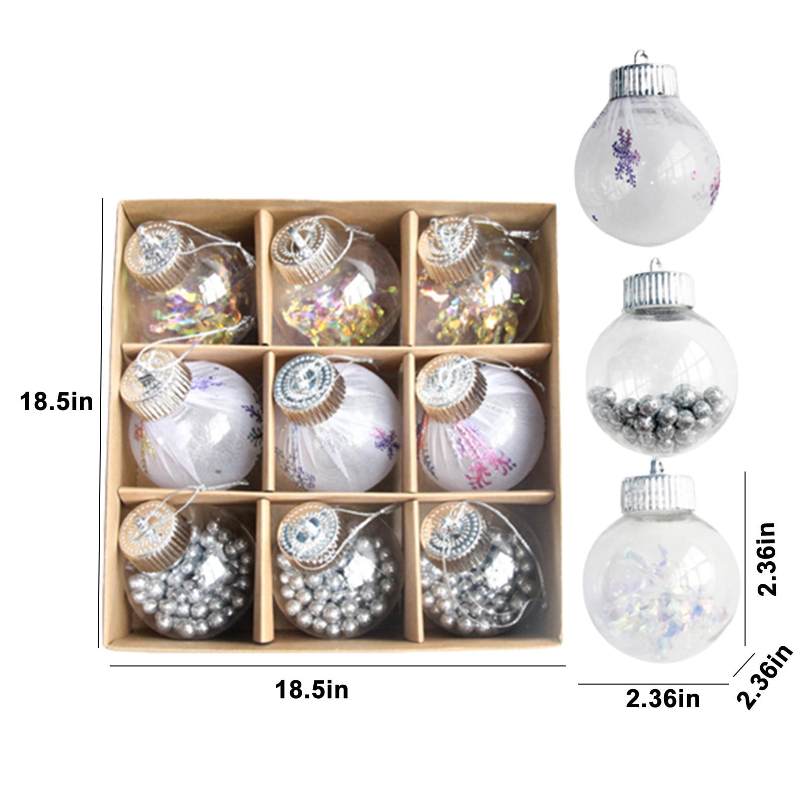 Guirlande Boules Noël Feutre - 28 Boules Rouge Et Blanc - Décoration Festive