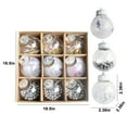 thumbnail image 3 of Gaecuw Christma Decoration Clearance, Christmas Decorations for Home, Christmas Decorations for Tree, Ornaments for Crafts Christmas Ornaments Balls for Holiday Party Decor(Multicolor, Plastic), 3 of 6