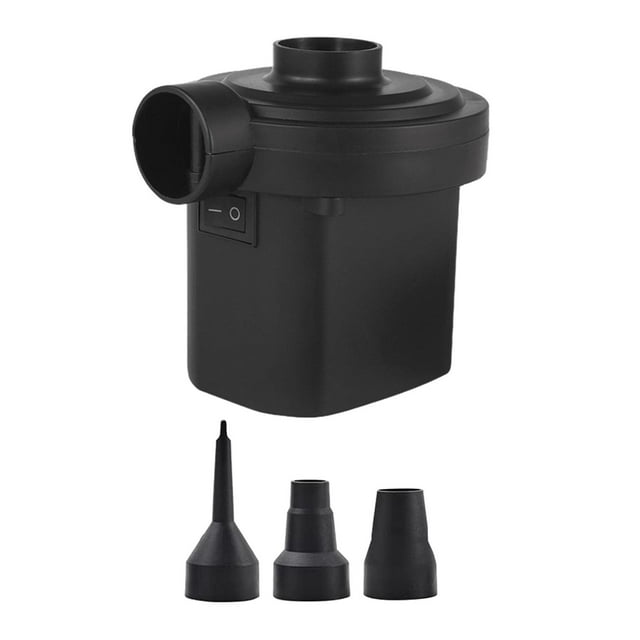 Bomba de aire eléctrica, inflador portátil desinfladoras con 3 boquillas Bomba eléctrica para bomba de colchón de aire inflable Cama de aire Cola Bomba de aire eléctrica