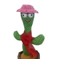 thumbnail image 1 of Danza Hada Cactus escultura de arena juguete de peluche eléctrico para niños diciendo discurso canto brillante en decoración del hogar Mini modelo, 1 of 5