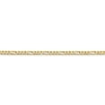 thumbnail image 3 of Solid 14K 2.25mm Flat Figaro Chain Bracelet / Anklet, 3 of 3