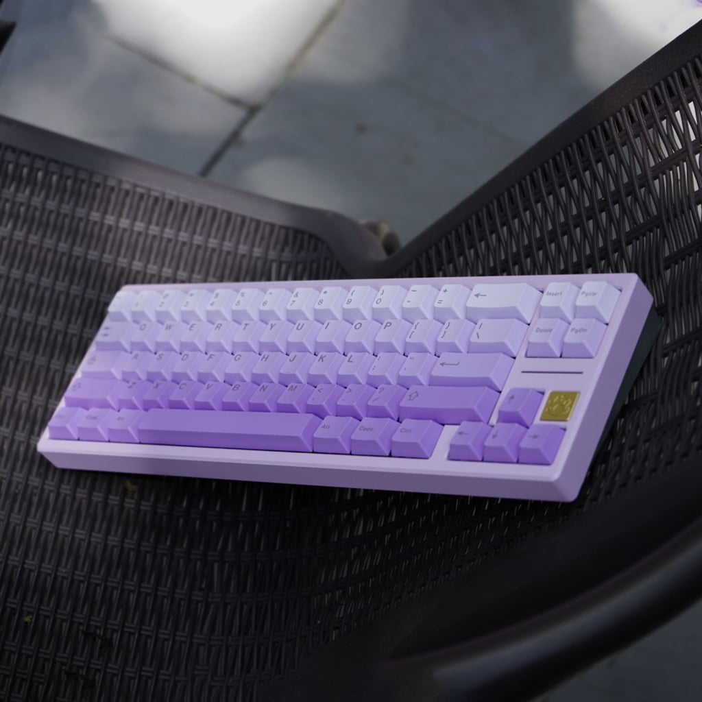 125PCS Dye-Subbed Color Keycaps for Gaming and Mechanical Keyboards Side or Top Engraving Option