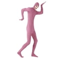 thumbnail image 5 of Wyobmus Men's And Women's Face Open Zentai Bodysuit Stretch Polyester Spandex Full Body Suit C-Purple, 5 of 9
