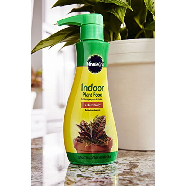 MiracleGro Indoor Plant Food (Liquid), 8 oz., Instantly Feeds All