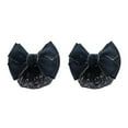 thumbnail image 2 of Wweixi Professional Hair Plate Mesh Pocket Featuring Convenient Snood Net Elegant Gold rim - black 2Set, 2 of 6