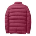 thumbnail image 3 of ELFINDEA Mens Coats and Jackets Autumn Winter Zipper Warm Down Jacket Packable Light Coat Red 1X, 3 of 5