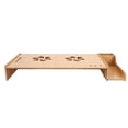 thumbnail image 2 of Wooden PC Laptop Stand Storage Box Rack for Office Desktop Monitor Riser Desk Organizer, 2 of 7